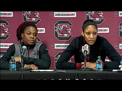 Sarah Imovbioh & A'ja Wilson Post-Game Press Conference (Connecticut) - 2/8/16