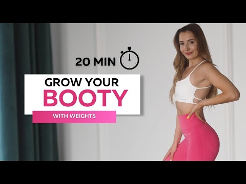 20 MIN BOOTY BUILDING | Bubble Butt Workout | With Weight
