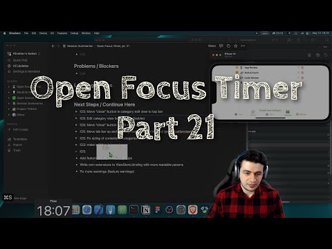 [iOS Dev] Open Focus Timer, pt. 21 | SwiftUI Mobile App Development thumbnail