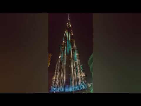 Burj Khalifa Light Show 2018
