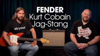 Video thumbnail for The Fender Kurt Cobain Jag-Stang | The Classic is Back! by Alamo Music Center