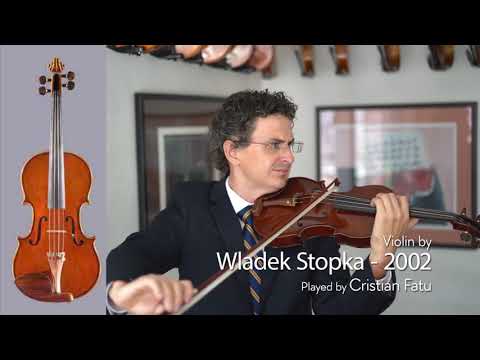 (sold) Wladek Stopka 2002 violin / Cristian Fatu / at the Metzler Violin Shop