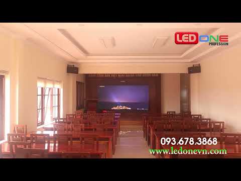 Đảng Ủy Khối Doanh Nghiệp | Ledone lắp đặt dự án thầu màn hình Led GOB P2 đồng bộ ThinkSTV phòng Họp