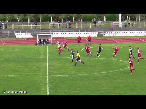 greenock 1v2 pollok 30.8.14 goals