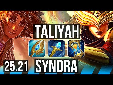 TALIYAH vs SYNDRA (MID) | 9/3/7 | EUW Challenger | 25.21
