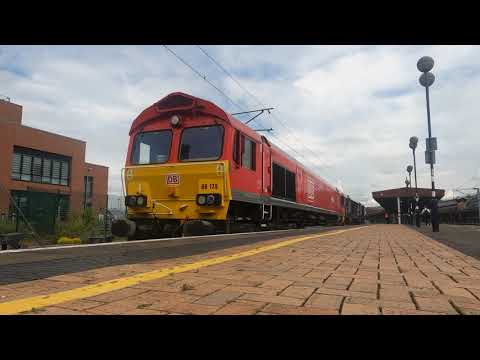 DB Cargo 66175 & DRS 66303, York 07/07/21 | Railcam LIVE