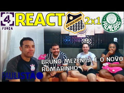 REACT AGUA SANTA 2X1 PALMEIRAS FINAL PAULISTÃO 2023