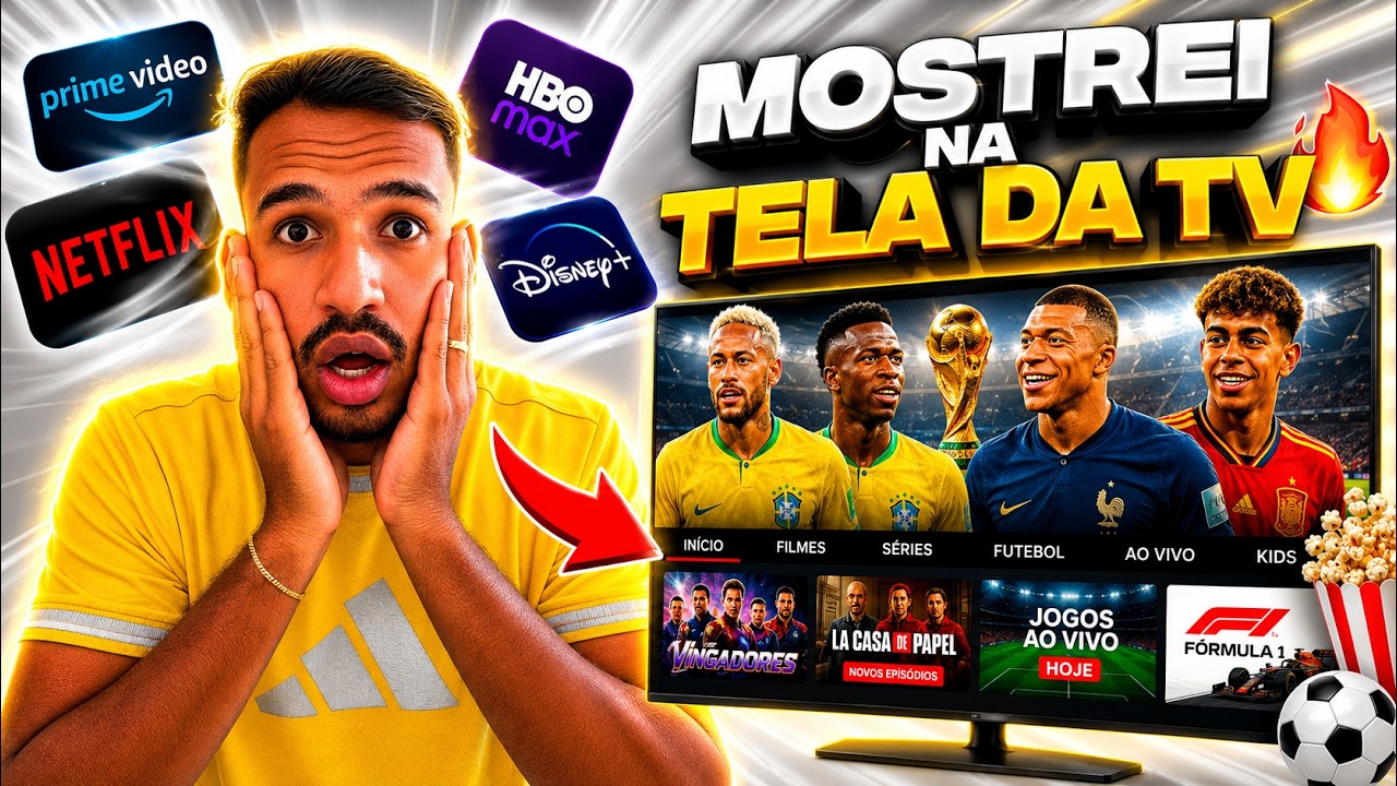 🔥MELHOR IPTV DO BRASIL 2026 SEM TRAVAMENTOS  - MOSTREI FUNCIONANDO NA MINHA TV O MELHOR IPTV!