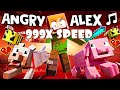 [999X SPEED] “ANGRY ALEX” 🎵 Minecraft Animation Music Video