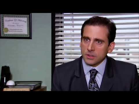 Michael Scott Wears a Ladies Suit - The Office