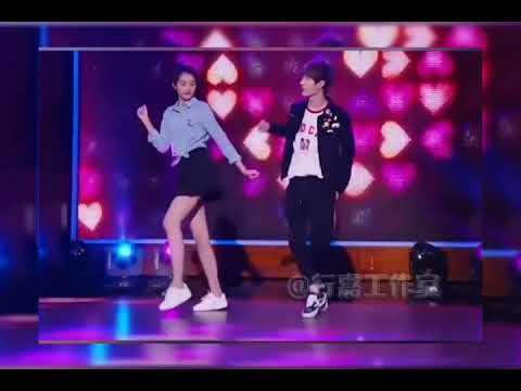 Guan Xiaotong ft Wang Yibo. Practice dancing really so cool.