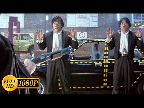 Jackie Chan and his twin brother save their partner from bandits / Twin Dragons (1992)