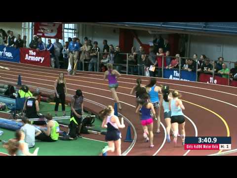Girls 4x800m Relay Section 1 - New Balance Nationals Indoor 2014