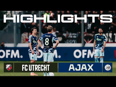Highlights FC Utrecht - Ajax | Vriendenloterij Eredivisie
