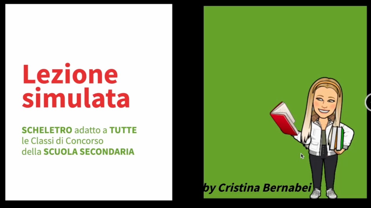 SCHELETRO della LEZIONE SIMULATA