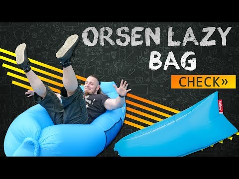 ORSEN LAZY BAG vs. FATBOY LAMZAC ⛅ Die universellen Luftsofas? [Review, Technik, German, Deutsch]