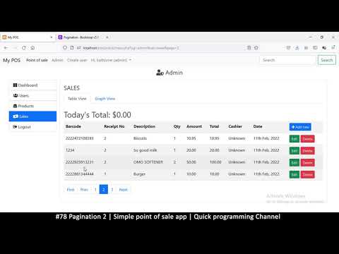 15 New Product UI | Simple point of sale app in php javascript | Quick programming tutorial