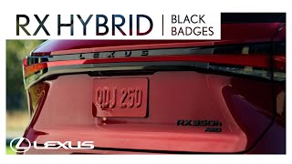 Lexus RX Hybrid Black Badge | Lexus
