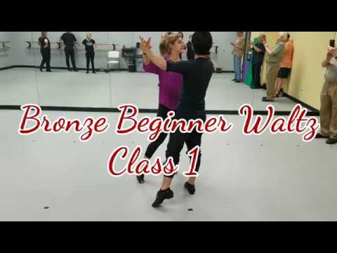 Bronze Beginner American Waltz: Natural turn, reverse turn, and front to back