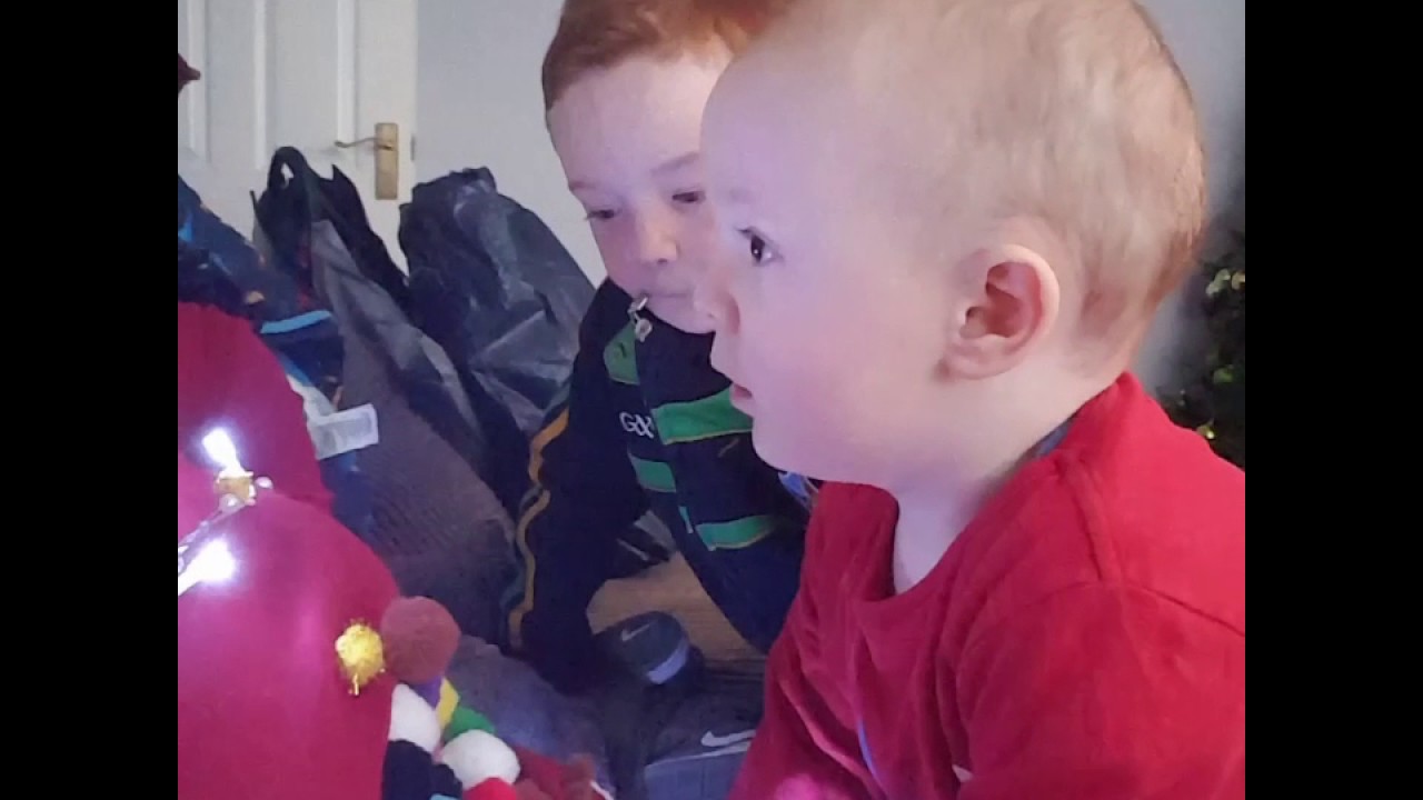 Watch video Toddlers reaction to light up Christmas Jumper Now Toddlers reaction to light up Christmas Jumper