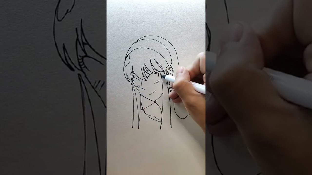 Drawing Yor Forger in Spy x Family #yorforger #fanart #spyxfamily #artchallenge