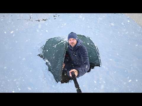 Eingeschneit! Starker Schneefall in den Bergen