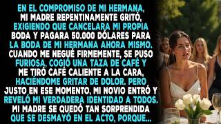 Mi madre me tiró café caliente a la cara en el compromiso de mi hermana por negarme a darle $40.000