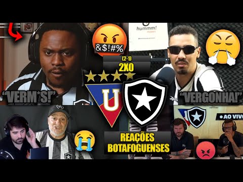 REAÇÕES dos BOTAFOGUENSES - LDU 2X0 BOTAFOGO - LIBERTADORES 2025 - REACT FOGÃO ELIMINADO!