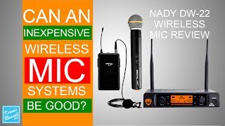 Video thumbnail for Nady DW-22 Wireless Mic System Review - by Kennis Russell