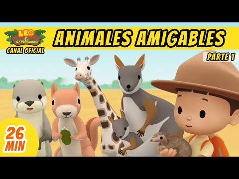 Animales Amigables Episodio Compilación [Parte 1/2] (Español) - Leo, El Explorador | Animación