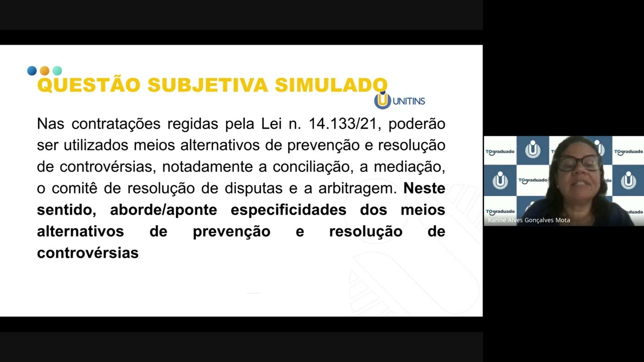 Aula de Revisão   Licitação e Contratos Públicos