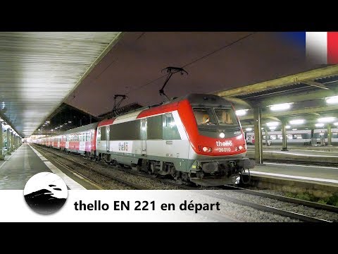 thello EN 221 en depárt de Paris Gare de Lyon