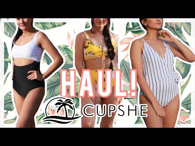 Vídeo relacionado con CUPSHE Conjunto de Bikini Estampado Floral Anudado Traje de Baño de Dos Piezas, L