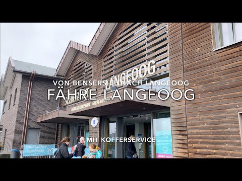 Eine Fähre Fahrt von Bensersiel  nach Langeoog - Ostfriesische Insel in der Nordsee