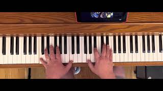 Brian Wilson - Kiss Me Baby (overhead piano cover)