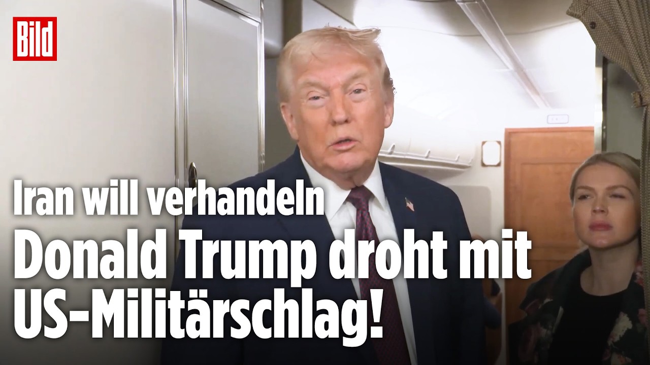 TRUMP ÜBER IRAN: „Mullahs wollen verhandeln!“ Massenproteste eskalieren – US-Militär einsatzbereit!