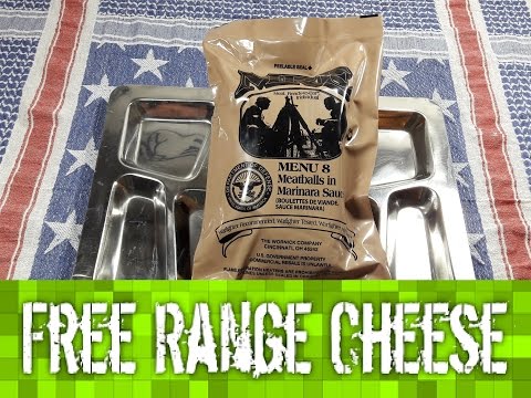 US MRE Review Menu 8 Meatballs in Marinara Sauce (2014)