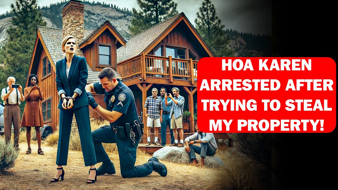 HOA Karen Broke Into My Cabin and Rented It Out—Now She’s in Handcuffs!