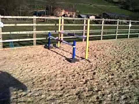 Me jumping 1metre(3ft3) double! Are 2nd double EVER! Sockbridge Legacy+Samantha Poole3 My...