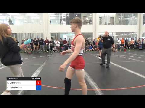 52 Kg Round Of 32 Lane Gilbert Mauer Coughlin Wrestling Club Vs Elijah Paulson PINnacle