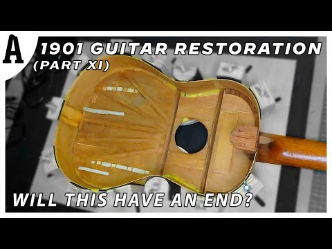 I WILL NOT STOP! - 120 Years Old Guitar Restoration  (XI)