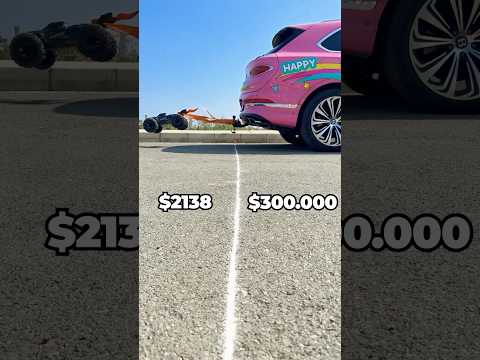 1$ vs. 300.000$ RC-Auto – Tauziehen der ferngesteuerten Wagen!