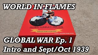World in Flames: Global War - Introduction and Sept/Oct 1939 (Ep. 1) [Solitaire Game Play]