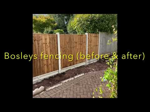 Bosley's Fencing and Gardening Maintenance video.