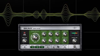 Video thumbnail for Galaxy Tape Echo Plug-In Sound Examples | UAD Native & UAD-2 by Universal Audio