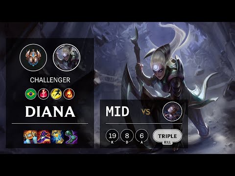 Diana Mid vs Orianna - BR Challenger Patch 11.9