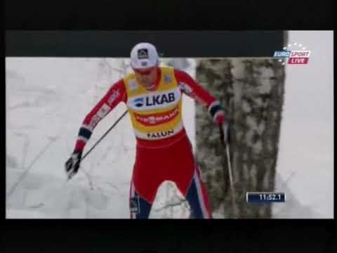 2012/13 fondo 15 km tl gundersen uomini Falun - Northug, Krogh, Sundby