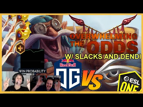 OG vs SECRET Overwhelming the Odds w/ Slacks & Dendi