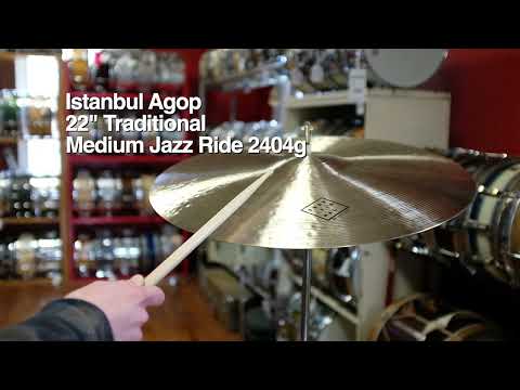 Istanbul Agop 22" Traditional Medium Jazz Ride 2404g image 5