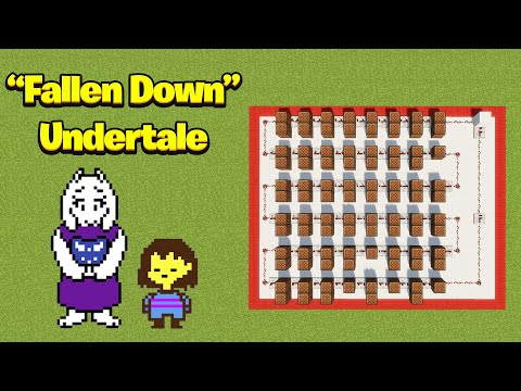 "Fallen Down" - Undertale Minecraft Note Blocks Tutorial